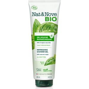 Nat & Nove Bio Gel Douche Rafraîchissant - Basilic Bio 250ml