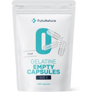 FutuNatura Gélules vides 0 – gélatineuses, 1000 gélules