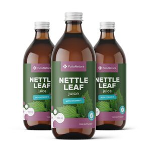 FutuNatura 3x Jus de feuilles d'ortie, ensemble 1500 ml