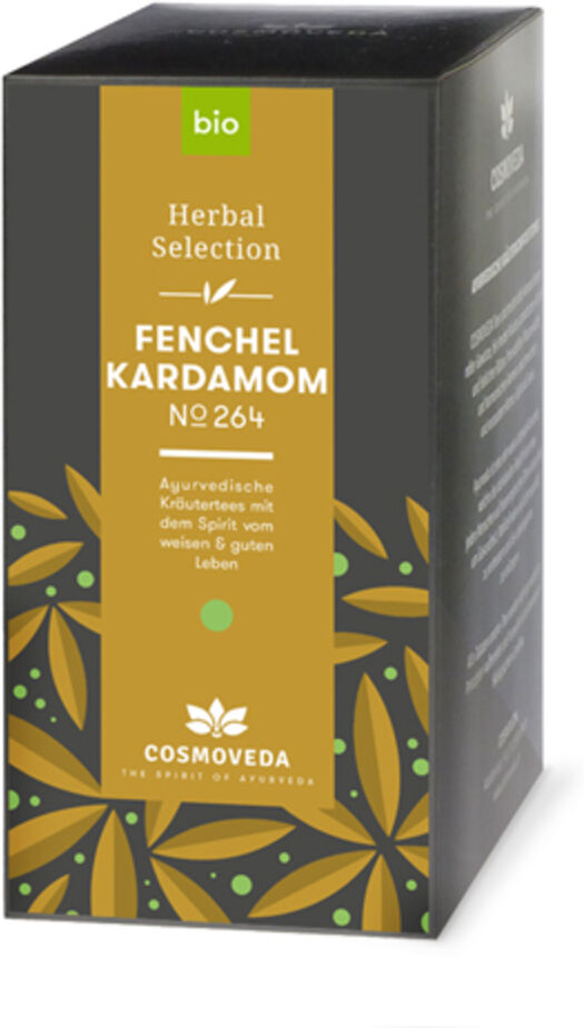 Cosmoveda BIO Thé au fenouil et à la cardamome, 25x1.8g