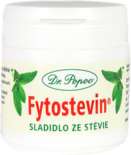 Dr. Popov Fytostevin® - édulcorant de table à base de glycosides de stéviol, 50 g