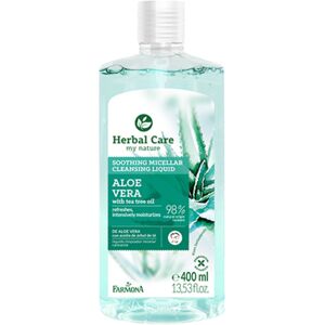 Herbal Care Eau micellaire a l'aloe vera, 400 ml