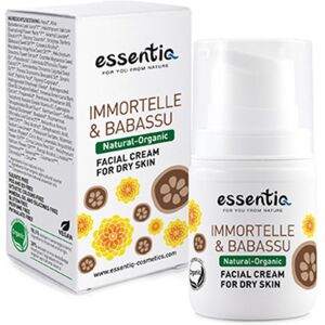 Essentiq Crème naturelle pour peaux sèches - immortelle & babasu, 50 ml