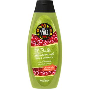 Tutti Frutti Gel douche et bain - poire & canneberge, 425 ml