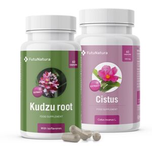 FutuNatura Abandonner les mauvaises habitudes : Kudzu Root + Ciste, kit