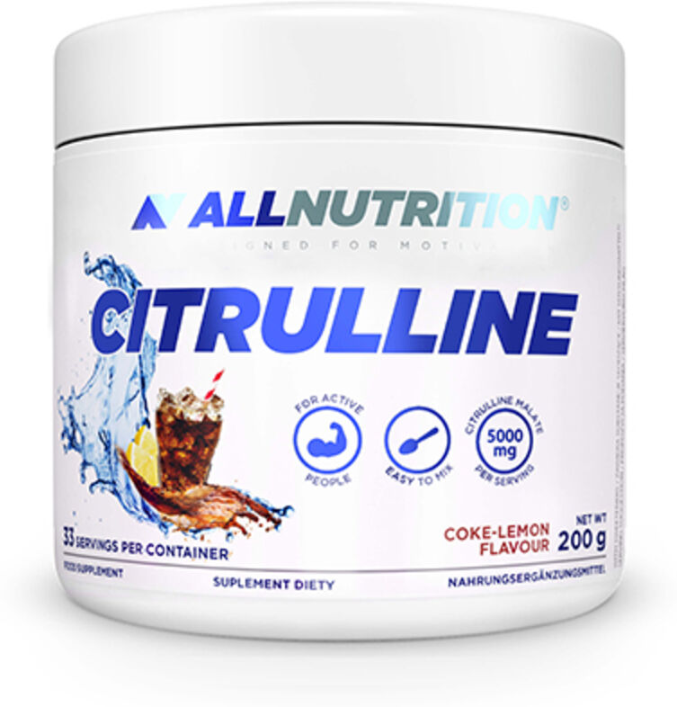 AllNutrition Malate de citrulline, goût de cola-citron, 200 g