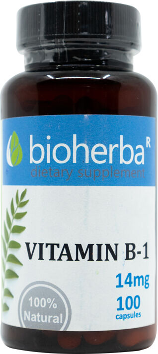 Bioherba Vitamine B1 (thiamine) 14 mg, 100 gélules