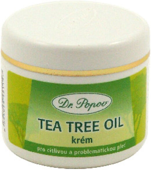 Dr. Popov Crème Arbre à thé + Panthénol, 50 ml