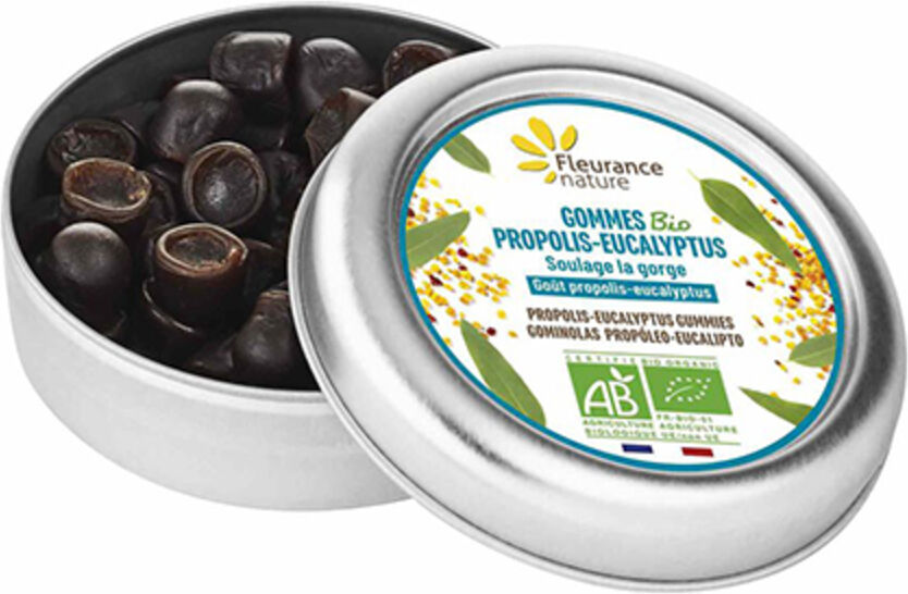 Fleurance Nature Bonbons BIO propolis + eucalyptus, 35 g