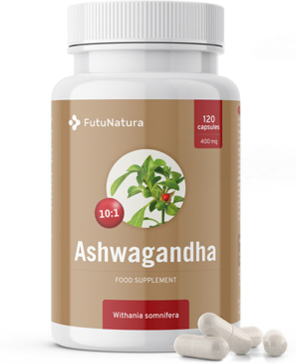 FutuNatura Extrait d'Ashwagandha, 120 gélules