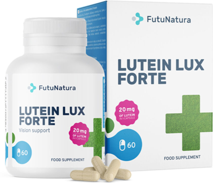 FutuNatura Lutéine Lux Forte - vue, 60 gélules