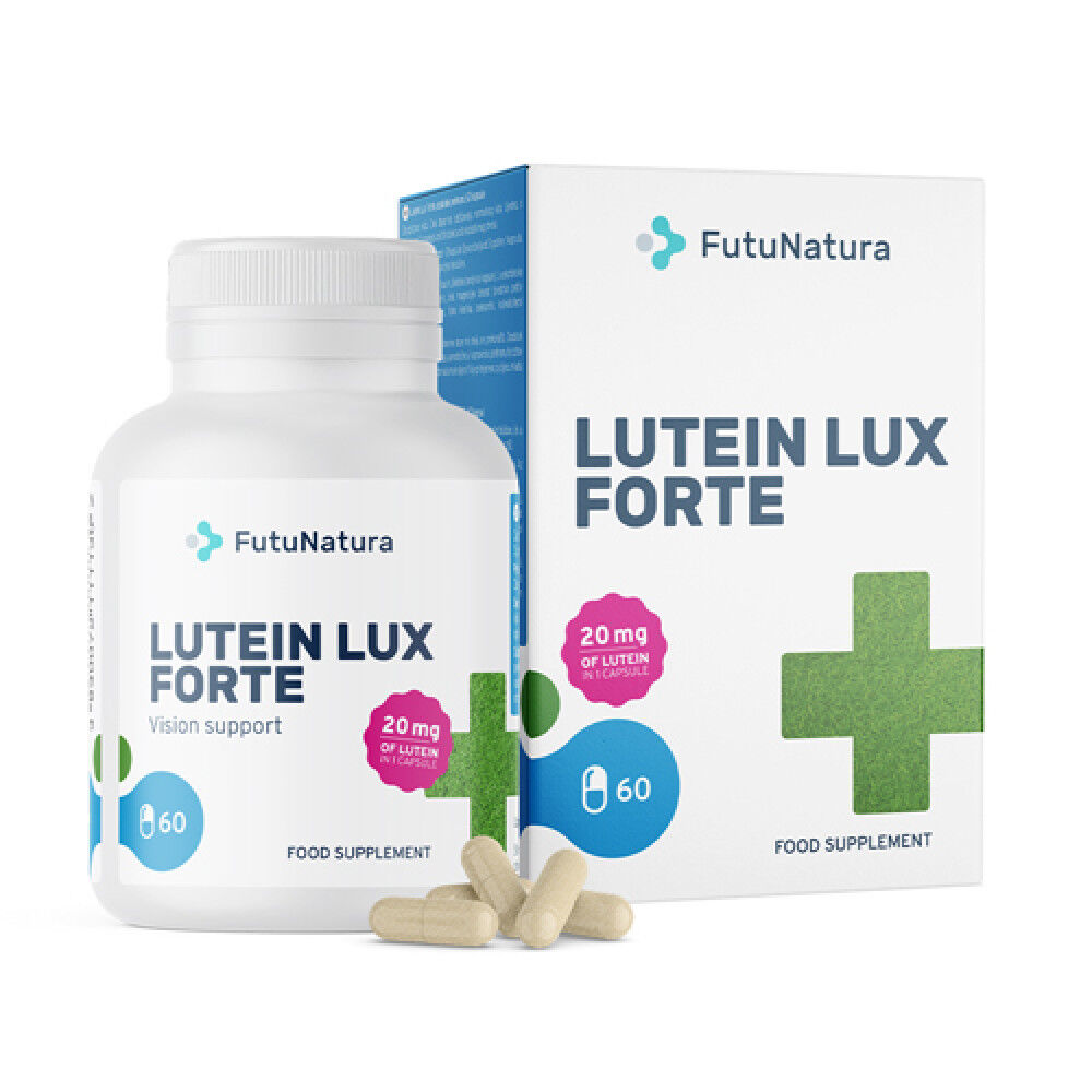 FutuNatura Lutéine Lux Forte - vue, 60 gélules