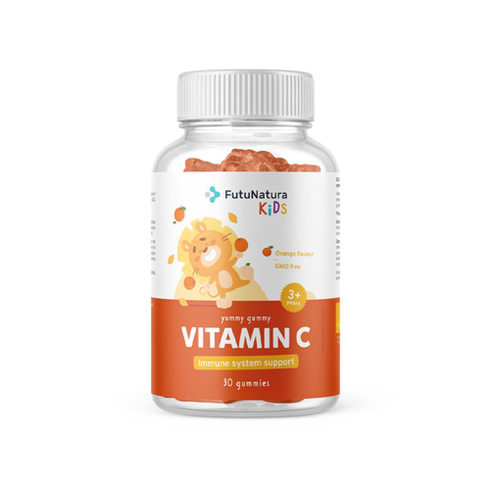 FutuNatura KIDS VITAMINE C - Gummies de vitamine C pour enfants, 30 gummies