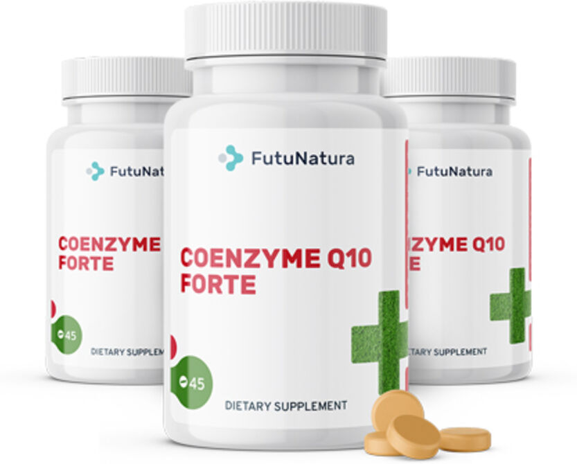 FutuNatura 3x Coenzyme Q10 FORTE, ensemble 135 comprimés