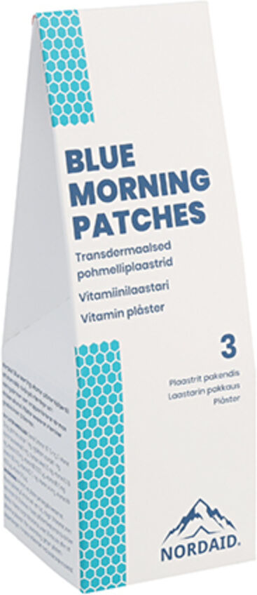 Nordaid Patchs vitaminés régénérants Blue Morning, 3 patchs