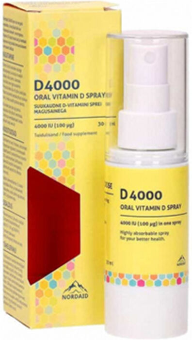 Nordaid Vitamine D3, 4000 u.i. - spray, 30 ml