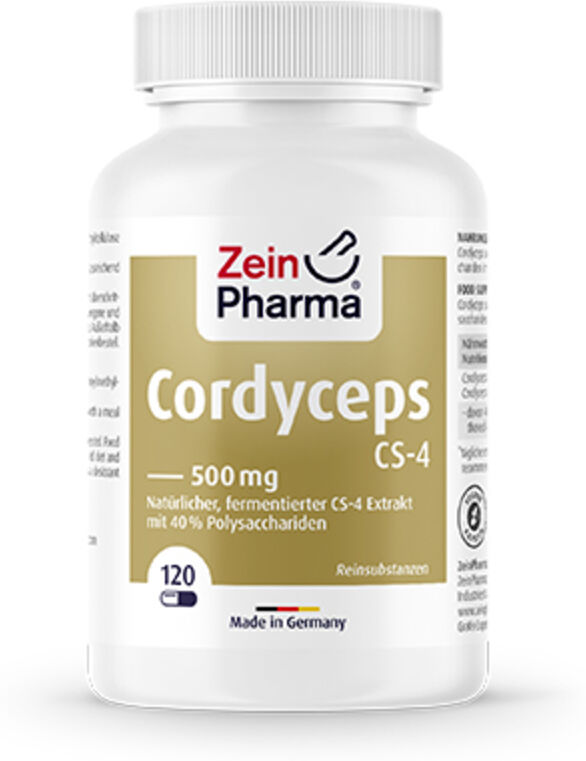 Zein Pharma Cordyceps 500 mg, 120 gélules