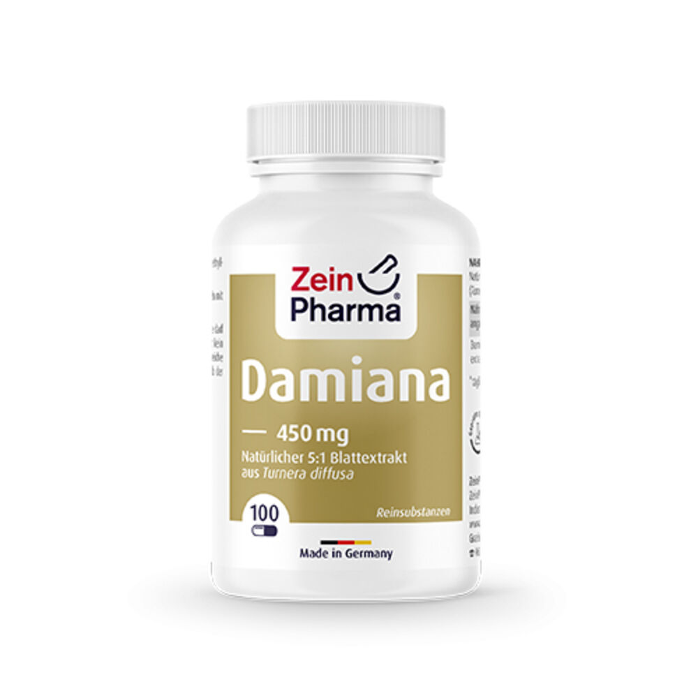 Zein Pharma Damiana 450 mg, 100 gelules