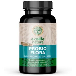 Ekolife Natura Prebiotiques + bacteries probiotiques Probio Flora, 30 gelules