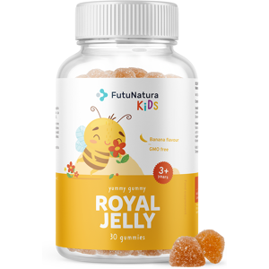 FutuNatura KIDS ROYAL JELLY ? Gommes pour enfants a la gelee royale, 30 gummies