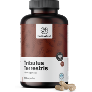 HealthyWorld® Tribule terrestre - Tribulus 1920 mg, 180 gelules