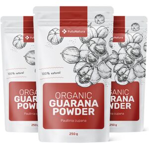 FutuNatura 3x Guarana BIO en poudre, ensemble 750 g