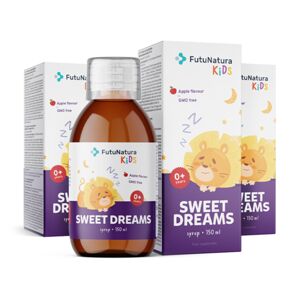 FutuNatura KIDS 3x Sweet Dreams - Sirop pour enfants pour le sommeil, ensemble 450 ml