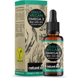 Natural aid® Omega 3 vegetalien, gouttes, 20 ml