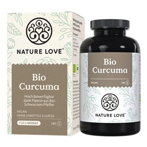 Nature Love Curcuma BIO, 180 gelules