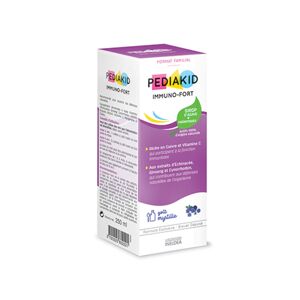 Pediakid Sirop pour enfants pour le systeme immunitaire, 250 ml