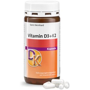 Sanct Bernhard Vitamine D3 + K2, 180 gelules