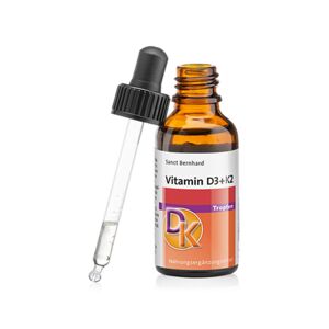 Sanct Bernhard Vitamine D3 + K2 - gouttes, 30 ml