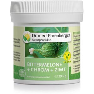 Dr. Ehrenberger Melon amer au chrome et à la cannelle, 60 gélules