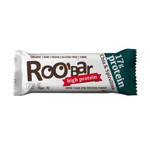 Smart Organic BIO Roobar barre protéinée – chia & spiruline, 60 g