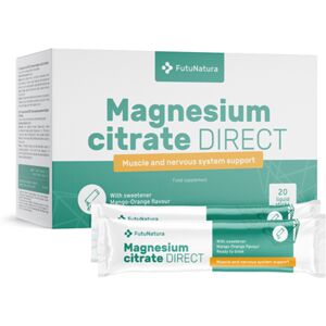 FutuNatura Citrate de magnésium DIRECT – boisson, 20 boissons