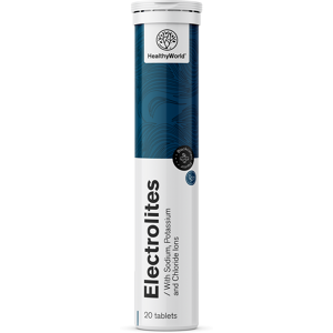 HealthyWorld® Électrolytes - comprimés effervescents, 20 comprimés effervescents