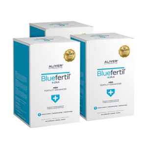 ALIVER Nutraceutics 3x BlueFertil - fertilité masculine, ensemble 360 gélules