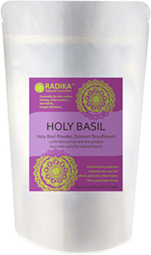 Bioherba Poudre de basilic sacré (Tulsi Holy), 100 g