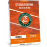 Tick’nBox Places Qualification Roland Garros - Coffret Cadeau Tickn'Box - 2 places au choix pour le tournoi de qualification des Internationaux de France.