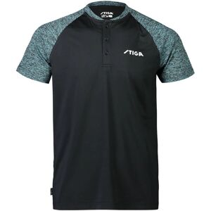 Stiga Team Shirt Black Green M mixte