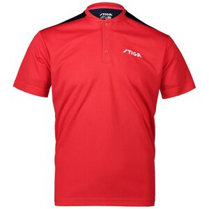 Stiga Shirt Club Red/Navy S mixte