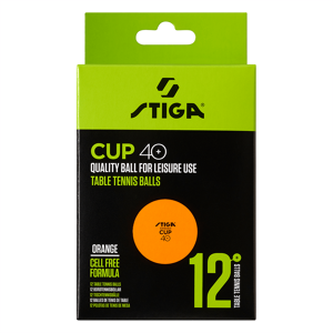 Stiga Ball Cup 40+ Orange 12-pack taille unique mixte