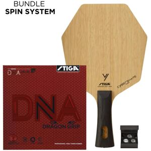 Stiga Bundle Cybershape Wood CWT DNA Dragon grip 55 taille unique mixte