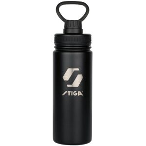 Stiga Water Bottle Steel Black - 550ML taille unique mixte