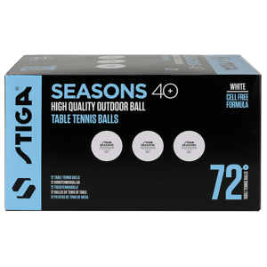 Stiga Ball Seasons Outdoor White 72-pack taille unique mixte