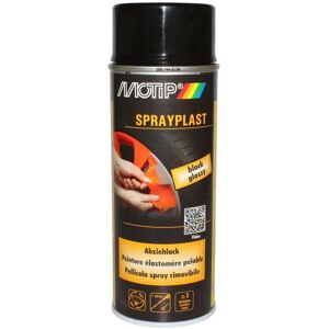 MoTip Spray peinture élastomère Motip Noir 400ml