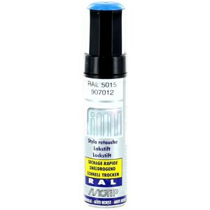 MoTip Pinceau retouche peinture Bleu ciel brillant acrylique RAL 5015 Motip