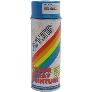 MoTip Bombe peinture Bleu ciel brillant RAL 5015 Motip 400 ml M01608