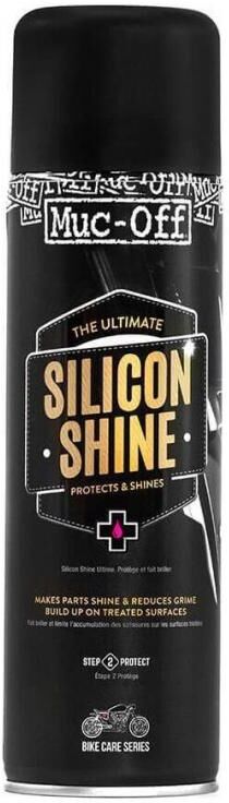 Spray de protection moto Muc-Off Silicon Shine 500ml