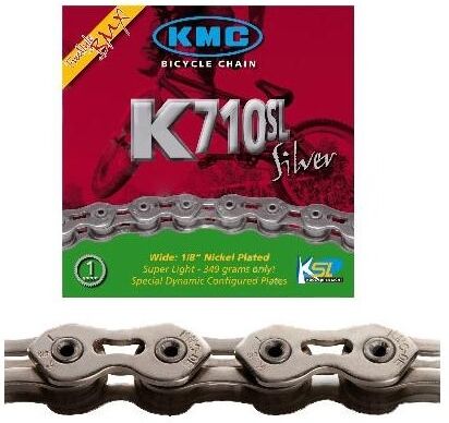 Chaîne vélo KMC K710SL Kool 1v 100 maillons (3.30mm)